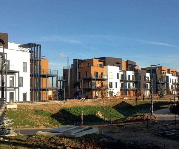 Immeubles résidentiels en bois construits par Doxar France à Ballainvilliers.